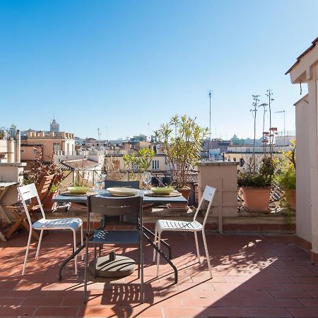 Spanish Steps Amazing Terrace Apartment Rome Bagian luar foto