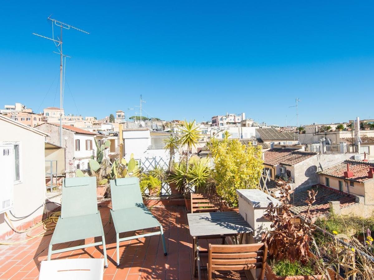 Spanish Steps Amazing Terrace Apartment Rome Bagian luar foto