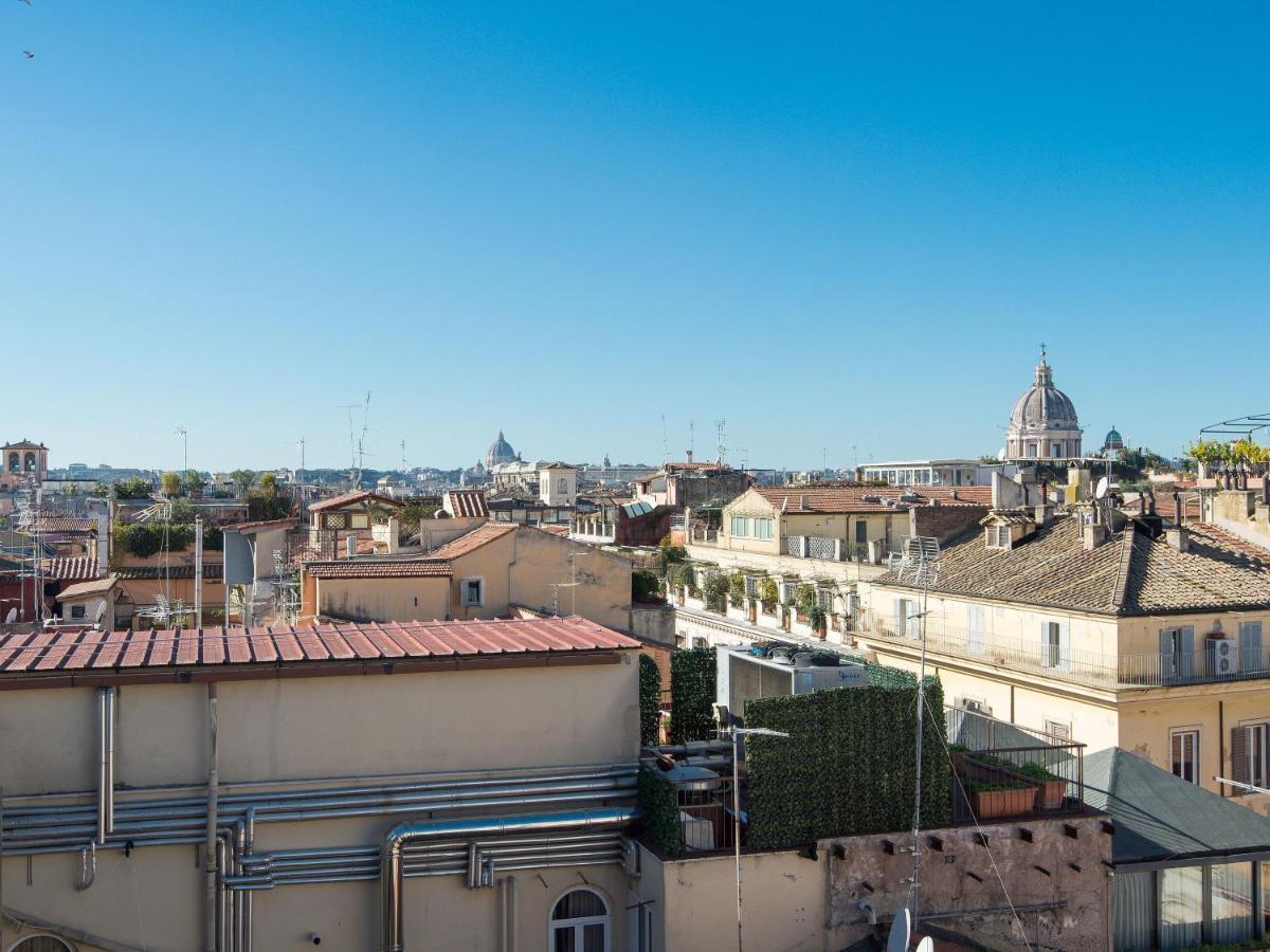 Spanish Steps Amazing Terrace Apartment Rome Bagian luar foto